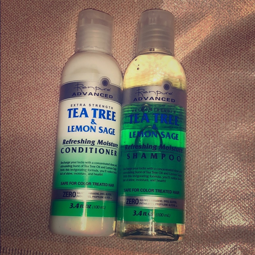 Tea tree lemon and sage shampoo and conditioner